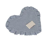 Meal Mat Elegant Heart Shape Checked Cotton Placemats For Dinners Table Setting And Festival Gatherings Checkered Cotton Placemat
