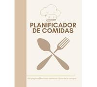 Meal Planner 2026 - Planificador de Comidas Semanal + Lista de la Compra (8.5 x 11 in)