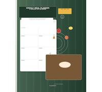 Meal Planner & Grocery List Notebook: A 52-W ood Journal for Easy Meal Prep, Shopping Lists, and Family Dinner Ideas