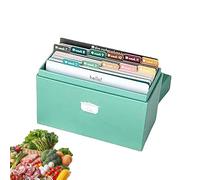 Meal Planner, Overview with Recipe Cards, Notepad for Meal Planning, for Breakfast, Lunch and Dinner, Home, School, Wall, Desk, Family, Kitchen and Apartment