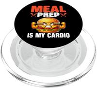 Meal Prep Is My Cardio Food Service Worker Lunch Lady PopSockets PopGrip for MagSafe