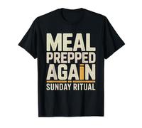 Meal Prepped Breakfast Again Overnight Oats Devotee Morning T-Shirt