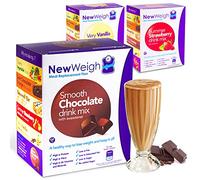 Meal Replacement Weight Loss Shake - Delicious Smooth Chocolate High Protein Diet Shake Powder, High in Fibre and Low Fat. Healthy Shakes for Women, Men 7 x 60g Sachets