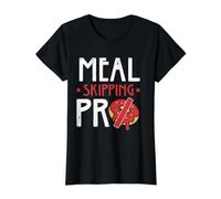 Meal Skipping Pro Value Graphic T-Shirt, Women, Black, M