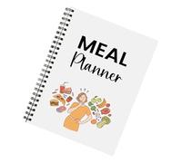 Meal Tracking Planner Notebook Twin Wire Binding Daily Planner Recipe Tracking Journal For Dinner Breakfast Goal Notebook