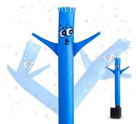 Mealivos Mini Wacky Waving Inflatable Tube Guy with Blower - Easter Desktop Decoration Funny Mini Inflatable Tube Man White Elephant Gift for Office Home Party Store-Blue