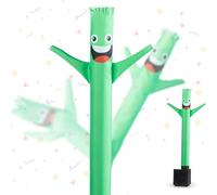 Mealivos Mini Wacky Waving Inflatable Tube Guy with Blower - Easter Desktop Decoration Funny Mini Inflatable Tube Man White Elephant Gift for Office Home Party Store-Green