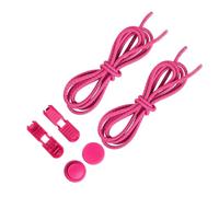 Mealoodiousmusea 0.3cm No Tie Shoe Laces 120cm Stretching Lock Sneaker,Orange