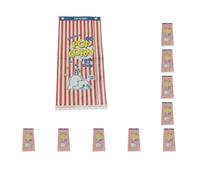 Mealoodiousmusea 10 set Popcorn Kraft Paper Bag For Pets Natural And Pollution-Free Specially Designed For Cats Of Multiple Layers Popcorn Paper