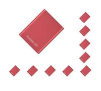 Mealoodiousmusea 10 set Solid State Disc Hard Drive Data Storage Fast Transmission Time USB Discs Computer Accessories 500G Electronic Supplies Red/500G