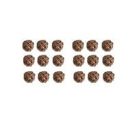 Mealoodiousmusea 2 set 9 Pieces/set Bird Chew Toy Fun And Safe Toy For Chewing And Playing Chewing Toys For Rabbits ChInilla Hamsters Guinea Pigs brown