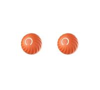 Mealoodiousmusea 2 set Funny Play With Smart Self-Moving Ball Revolutionary For Active Pets TPR Smart Self-Moving Ball With 2 Modes Sustainable Orange