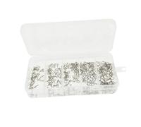Mealoodiousmusea 250 Pieces Fly Fishing Snap 5 Sizes No Knot Snap for Flies Hook Lures Jigs Lures