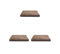Mealoodiousmusea 3 set Dog Bed Suitable For All Breeds Value For Money Easy To Clean Polyester Pet Cushion Pet Mat Variety Of Colors And Sizes khaki L 75 * 50 * 7 cm