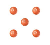 Mealoodiousmusea 5 set Funny Play With Smart Self-Moving Ball Revolutionary For Active Pets TPR Smart Self-Moving Ball With 2 Modes Sustainable Orange