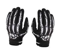 Mealoodiousmusea Bicycle Bike Gloves Skeleton Paw Pattern Riding Gloves for Road Bicycle Size S