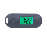 Mealoodiousmusea Digital Electronic Watch Luminous Function Portable and Practical Gifts ABS Digital Electronic Pocket Watch Hanging Hole Black