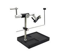 Mealoodiousmusea Fly Tying Vise with Pedestal Base Rotary Portable Supplies Flies Lure Making
