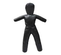 Mealoodiousmusea Kids Wrestling Dummy 120cm Un-filled Karate Kick Boxing Dummy Judo Bag Black