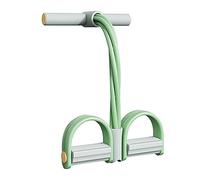 Mealoodiousmusea Multifunction Exercise Tension Rope Foot Pedal,Green 48x26cm