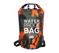 Mealoodiousmusea Waterproof Backpack Pocket Storage Floating Backpack for Kayak Canoe Camping Orange