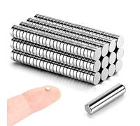 MEALOS 300pcs 3x1mm Tiny Neodymium Rare Earth Magnets - Mini Small Round Magnets for Crafts, Miniatures and Small Models - Come with a Storage Case