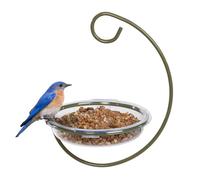 Mealworm and Robin bird feeder - Jacobi Jayne® Easy-Clean Hanging Treat Dish - Ideal for Bird Seed, Mealworms & table scraps - Hanging bird feeder for wild bird food (Hanging Treat Dish)