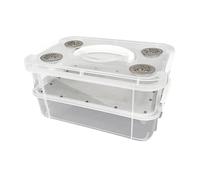 Mealworm Breeding Kit Prevent Escape Mealworms Keeper Clear Mealworm Farm Container To Breed Live Mealworms for Bearded Dragons Birds