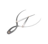 Mean Calipers Golden Calipers Stainless Steel Eyebrow Ruler 1:1.618 Measure Tool for Tattoo Makeup