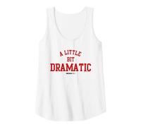 Mean Girls A Little Bit Dramatic Regina George Tank Top, Women, White, X-Large
