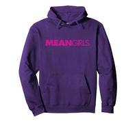 Mean Girls Classic Text Logo Pullover Hoodie, Adult Unisex, Purple, Small