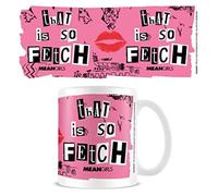 Pyramid International Mean Girls Coffee Mug in Presentation Gift Box (That is So Fetch Design) 11oz Ceramic Pink and White Mug - Official Merchandise