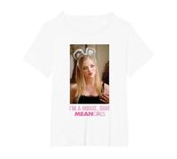 Mean Girls I'm a Mouse Duh T-Shirt, Women's Plus, White, 3X