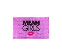 Mean Girls Means (2024) Musical Logo Plastic Forever Silky Touch Super Soft Throw in Pink | Size: Large Mean Girls Pink Large