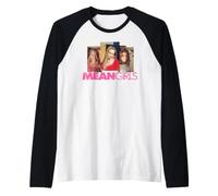 Mean Girls Plastics Trio Panels Karen Gretchen Regina George Raglan Baseball Tee