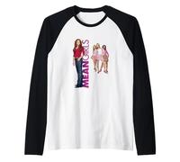 Mean Girls Poster Cady Heron The Plastics Front Cover Art Raglan Baseball Tee