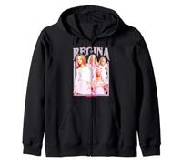 Mean Girls Regina George Y2K Rhinestone Collage Portrait Zip Hoodie