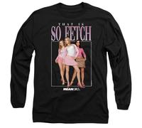 Mean Girls So Fetch 90S Mens Long Sleeve T Shirt, Black, Small