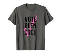 Mean Girls Vote Glen Coco Pink Check T-Shirt