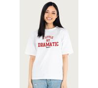 Mean Girls Women's A Little Bit Dramatic Regina George Relaxed Fit T-Shirt in White | Size: Small Mean Girls White S