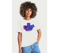 Mean Girls Women's Is Butter A Carb Regina Quote Relaxed Fit T-Shirt in White | Size: Small Mean Girls White S