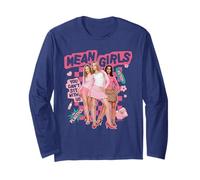 Mean Girls You Can't Sit with Us Checkerboard Y2K Movie Long Sleeve T-Shirt