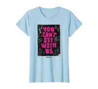 Mean Girls You Can't Sit With Us Plastics Pink Punk Text T-Shirt