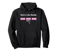Mean Girls You're Like Really Pretty Fetch Mean Pullover Hoodie, Adult Unisex, Black, Small