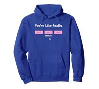 Mean Girls You're Like Really Pretty Fetch Mean Pullover Hoodie, Adult Unisex, Royal Blue, Medium