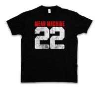 Mean Machine 22 Mens T-Shirt The Longest Yard Danny Meehan Martial Arts Shirt Size 3XL Black