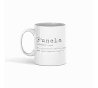 Mean Mugs Funcle Mug, Like a Normal Uncle But More Awesome, Ideal for Uncle, Birthday, Christmas, Thanksgiving, Fathers Day Gift, Funny Unicorn Gift Coffee Mug for Any Occasion