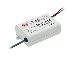 Mean Well APV-25-24 AC-DC Single Output LED Driver, Constant Voltage
