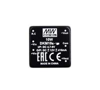 MEAN WELL DKM 10W ±5V Power Supply Converter， DKM10E-05 DC-DC Voltage Stabilized Dual Output Switching Power Supply Driver Transformer