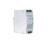 MEAN WELL DR 75W 48V 1.6A Switching Power Supply, AC-DC Single Output Industrial DIN Rail DR-75-48 Slim Type Enclosed Power Supply Driver Transformer